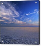 Ripples In The Sand Saint Augustine Beach Acrylic Print