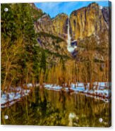 River View Yosemite Falls Acrylic Print