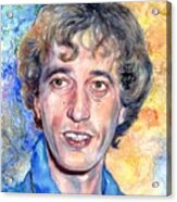 Robin Gibb Portrait Acrylic Print