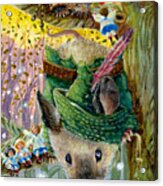 Robin Mouse And The Forest Fairies Acrylic Print