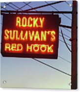 Rocky Sullivan's Red Hook Acrylic Print