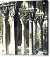Romanesque Columns Of St. Trophime Acrylic Print