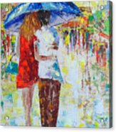 Romantic Paris Acrylic Print