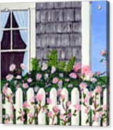 Rose Cottage Acrylic Print