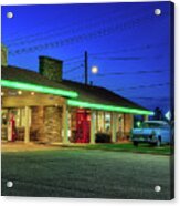 Route 66 Best Western Acrylic Print