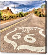 Route 66 Oatman Arizona Acrylic Print