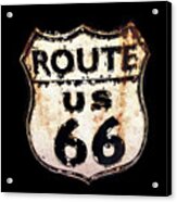 Route 66 Sign Acrylic Print