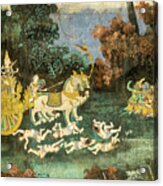 Royal Palace Ramayana 19 Acrylic Print