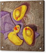 Rubber Duckies Acrylic Print