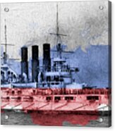 Russian Battleship Retvizan Acrylic Print