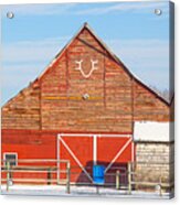 Rustic Barn In Idaho Acrylic Print