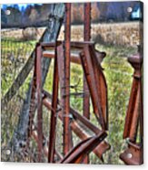 Rusty Gate Acrylic Print