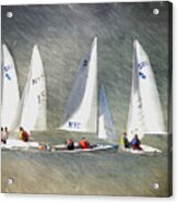 Sailing Circles Acrylic Print