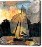 Sailing Into The Sunset Acrylic Print
