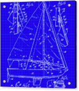 Sailing Rig Patent Drawing Acrylic Print