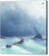 Sailing Through The Storm Acrylic Print