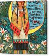 Saint Kateri Tekakwitha Acrylic Print