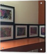 Sample Of Framing Cards For Wall Art Acrylic Print
