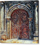 San Agustin Church Entrance Acrylic Print