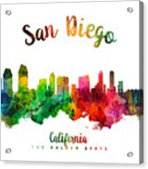 San Diego California 24 Acrylic Print