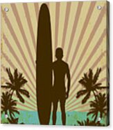 San Diego Surf Club Acrylic Print
