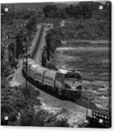 San Elijo Amtrak Acrylic Print