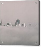 San Francisco Under Fog Acrylic Print