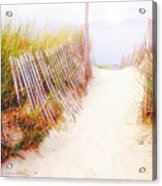 Sand Dune Path Acrylic Print