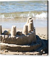 Sandcastle Acrylic Print