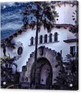 Santa Barbara City Hall Part 2- Color Acrylic Print