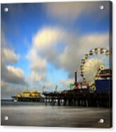 Santa Monica Pier Acrylic Print