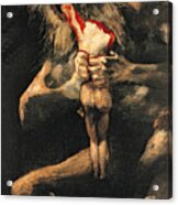 Saturn Devouring One Of His Children Acrylic Print