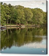 Saugatuck River - Westport By Mike-hope Acrylic Print
