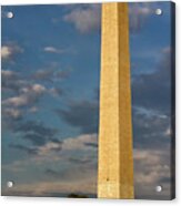 Scaling The Washington Monument Acrylic Print