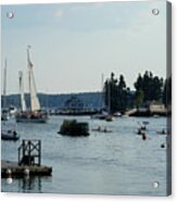 Scenic Boothbay Harbor Acrylic Print