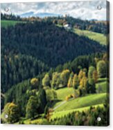 Schwarzwald Black Forest Landscape Germany Acrylic Print