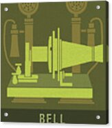Science Posters - Alexander Graham Bell - Inventor, Engineer Acrylic Print