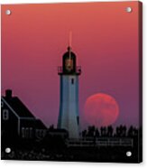 Scituate Supermoon Acrylic Print