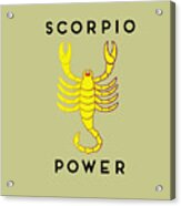 Scorpio Power Acrylic Print