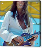 Scott Gorham Of Thin Lizzy Black Rose Tour At Day On The Green 4th Of July 1979 - 1st Color Release Acrylic Print