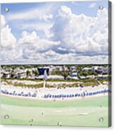 Seaside Florida Gulf Aerial Acrylic Print
