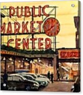 Seattle Market Acrylic Print