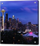 Seattle Skyline 5 Acrylic Print