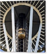 Seattle Space Needle Elevator Acrylic Print