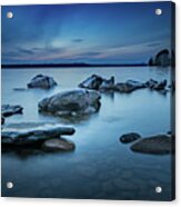 Sebago Blue Acrylic Print