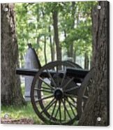 Seminary Ridge Cannons Acrylic Print