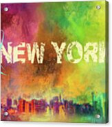 Sending Love To New York Acrylic Print