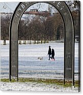 Shobnall Fields, Arch Sign Acrylic Print