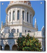 Shrine Of The Bab, Haifa, Israel 1 Acrylic Print