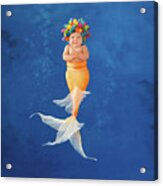 Sienna As A Mermaid Acrylic Print